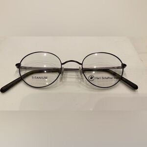 Hart Schaffner Marx T-148 Titanium eyeglass frames 47 22 145MM copper